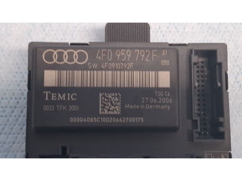 Recambio de modulo control puerta para audi a 6 referencia OEM IAM 4F0959792f  