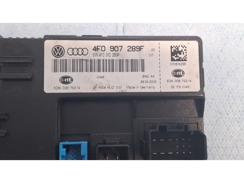 Recambio de modulo confort para audi a 6 referencia OEM IAM 4f0907289f  