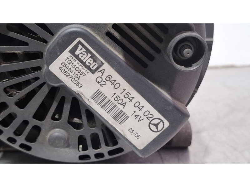 Recambio de alternador para mercedes-benz clase a (w169) a 160 cdi (169.006, 169.306) referencia OEM IAM A6401540402  