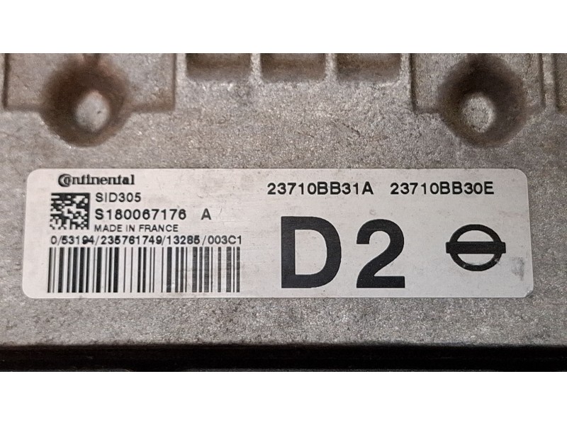Recambio de centralita motor para nissan qashqai referencia OEM IAM S180067176A  