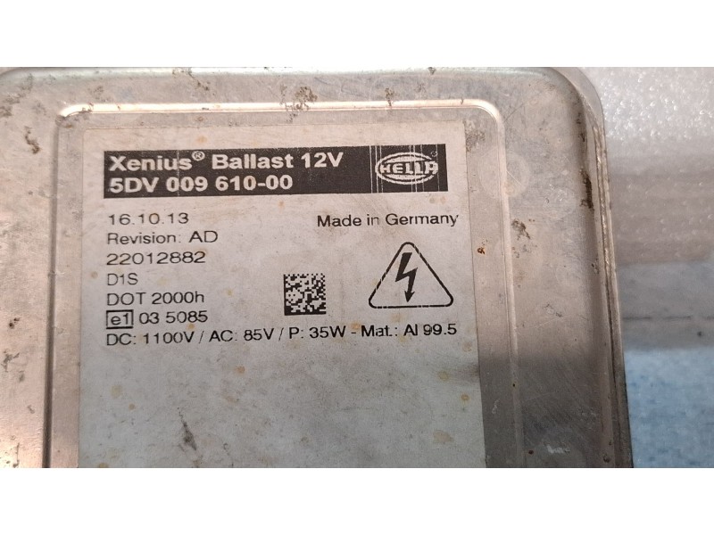 Recambio de centralita faros xenon para nissan qashqai referencia OEM IAM 5DV00961000  