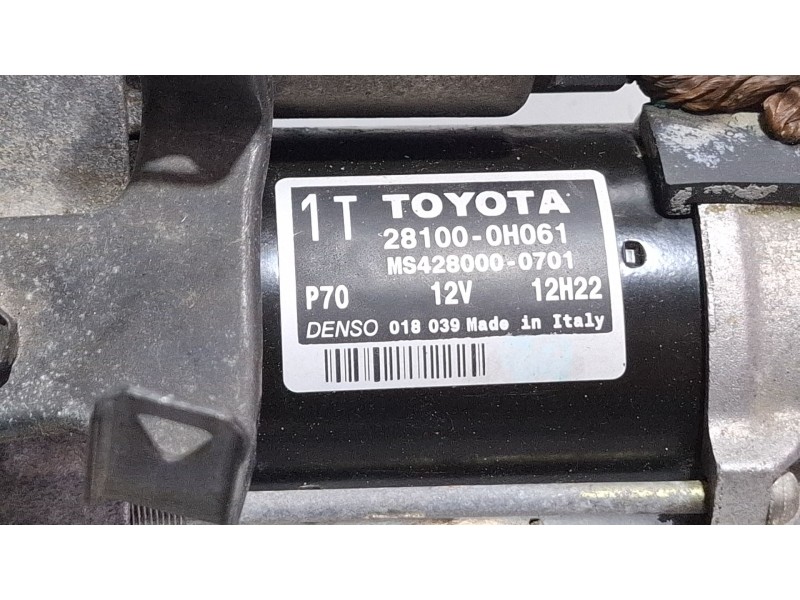 Recambio de motor arranque para toyota avensis (_t22_) 2.0 vvt-i (azt220_) referencia OEM IAM 28100-0h061  