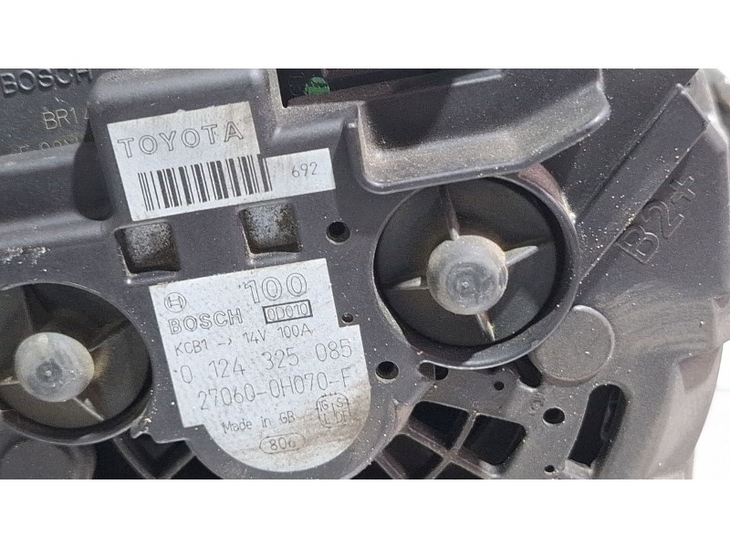 Recambio de alternador para toyota avensis (_t22_) 2.0 vvt-i (azt220_) referencia OEM IAM 0124325085 27060-0h070f  