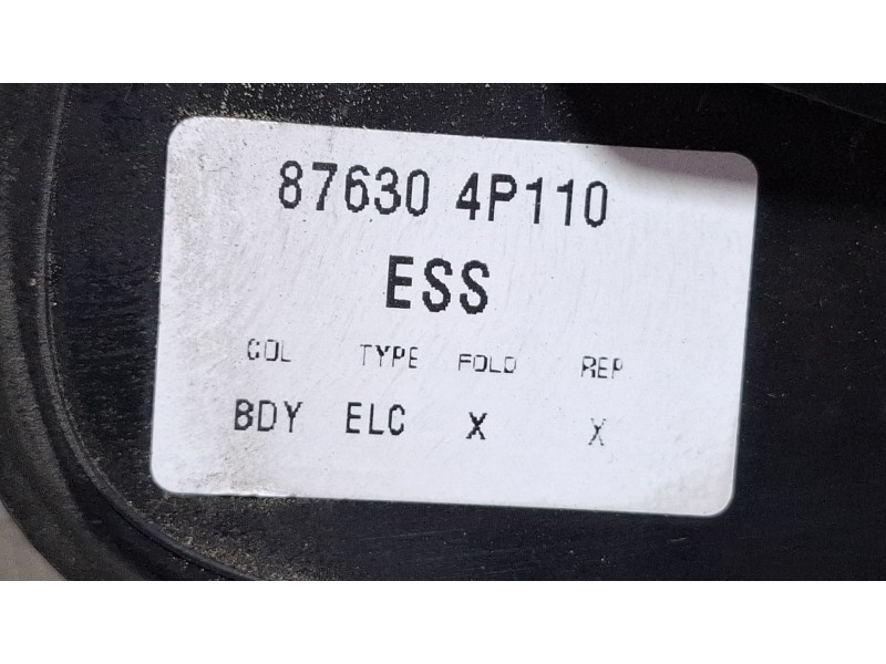 Recambio de espejo retrovisor izquierdo electrico para hyundai i20 referencia OEM IAM E4022889 876304P110  