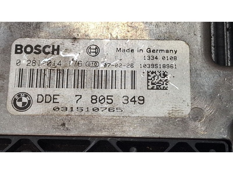 Recambio de centralita motor para bmw x3 (e83) 2.0 d referencia OEM IAM 0281014176 7805349  