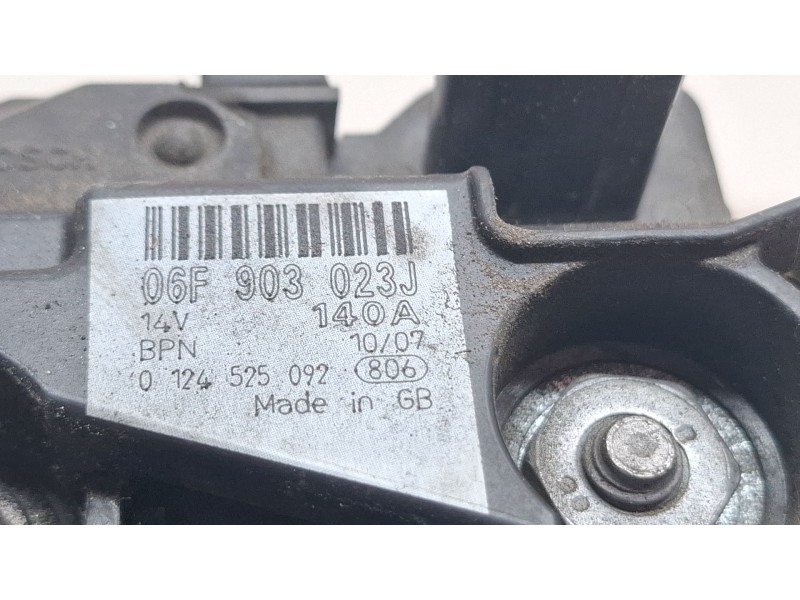 Recambio de alternador para audi a4 referencia OEM IAM 06F903023J 0124525092  