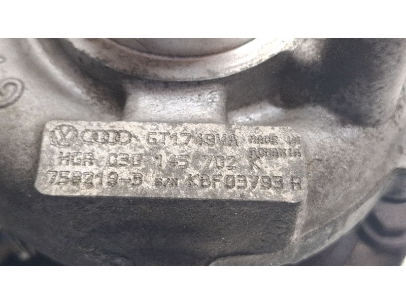 Recambio de turbocompresor para audi a4 referencia OEM IAM GT1749V 758219B  