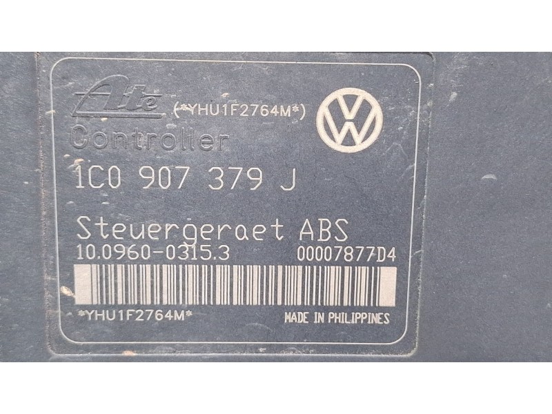 Recambio de modulo abs para volkswagen bora referencia OEM IAM 1J0614117F 1C0907379J  
