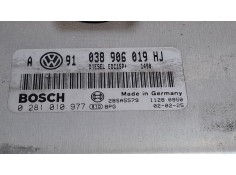 Recambio de centralita motor para volkswagen golf referencia OEM IAM 038906019HJ 0281010977   2
