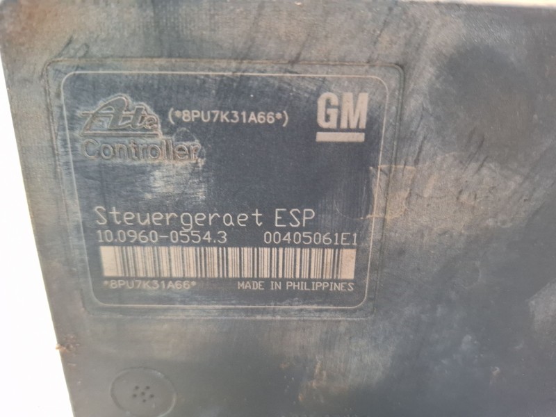 Recambio de modulo abs para opel astra referencia OEM IAM 13246535  