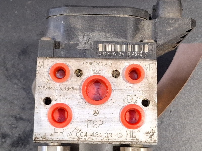 Recambio de modulo abs para mercedes-benz a 170 cdi referencia OEM IAM A0044310912 / 0265202461  