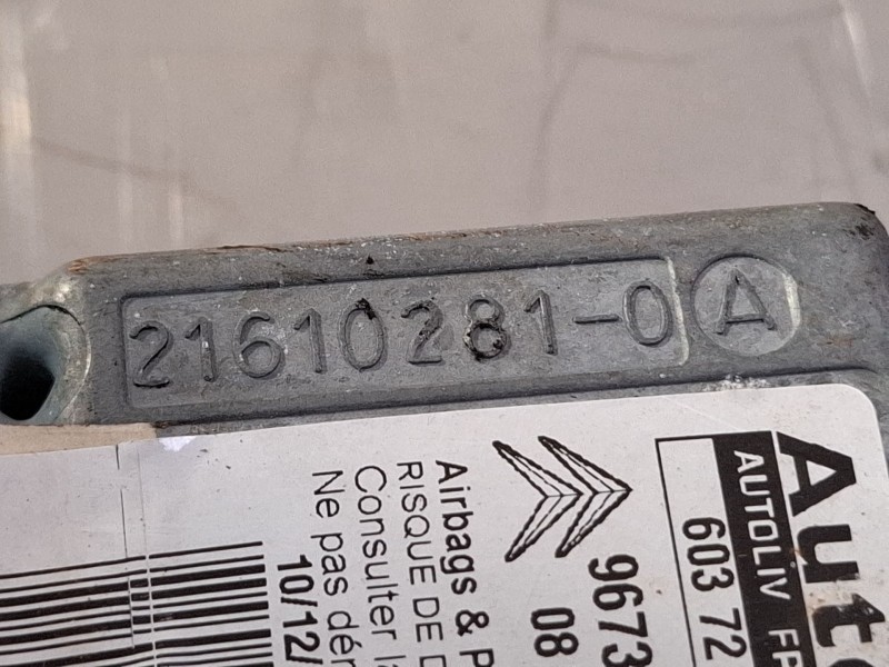 Recambio de centralita airbag para citroën c4 coupé (la_) 1.6 hdi referencia OEM IAM 9673580380  