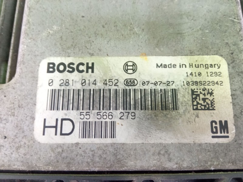 Recambio de centralita motor para opel astra referencia OEM IAM 0281012533  