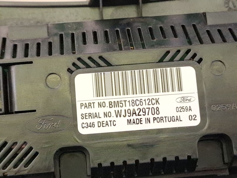 Recambio de mando climatizador para ford focus iii 1.0 ecoboost referencia OEM IAM BM5T18C612CK  