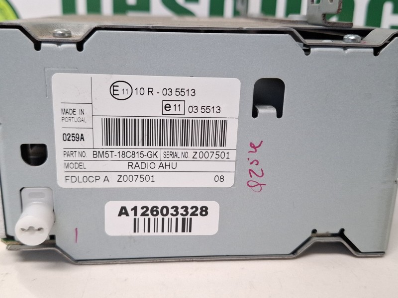Recambio de sistema audio / radio cd para ford focus iii 1.0 ecoboost referencia OEM IAM BM5T18C815GK  