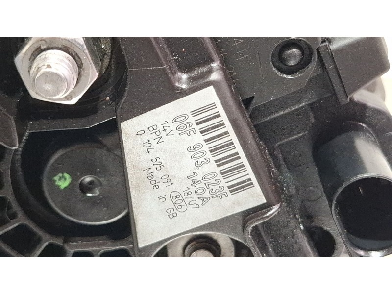 Recambio de alternador para seat leon referencia OEM IAM 06F903023F 0124525091  