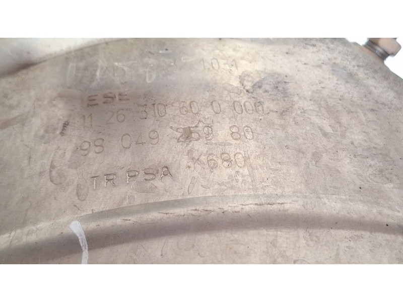 Recambio de filtro de particulas para peugeot 308 referencia OEM IAM 9804925980  