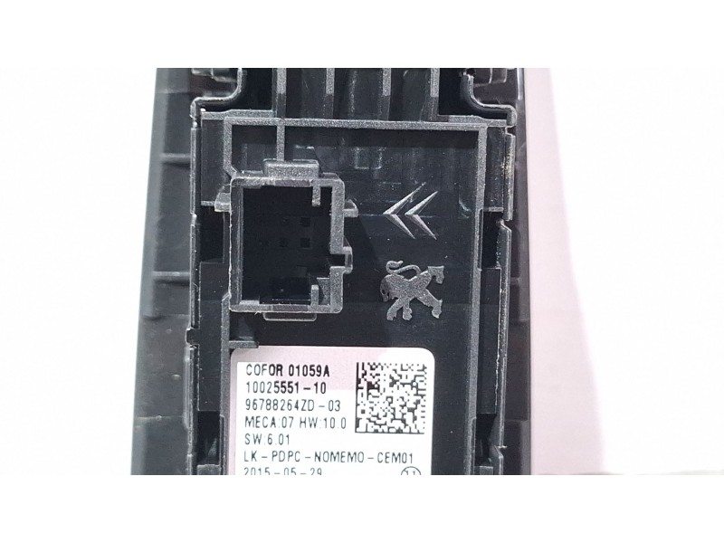 Recambio de mando elevalunas delantero izquierdo para peugeot 308 sw ii (lc_, lj_, lr_, lx_, l4_) 2.0 bluehdi 150 referencia OEM