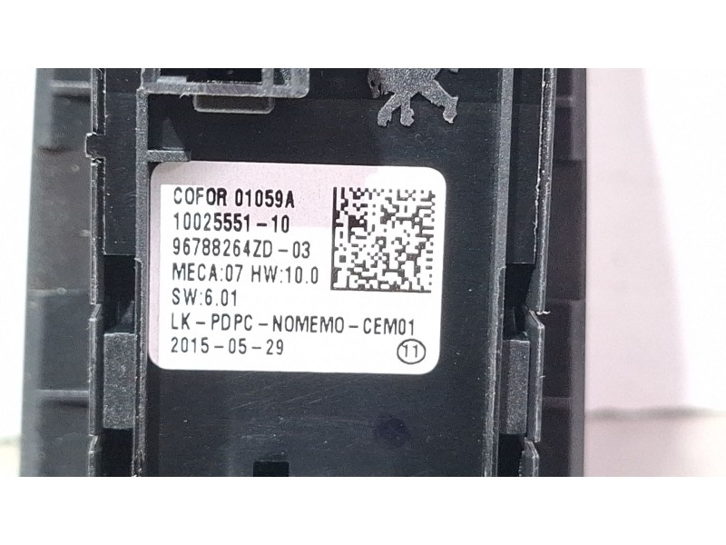 Recambio de mando elevalunas delantero izquierdo para peugeot 308 sw ii (lc_, lj_, lr_, lx_, l4_) 2.0 bluehdi 150 referencia OEM