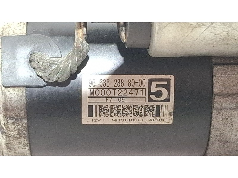 Recambio de motor arranque para citroën c4 picasso referencia OEM IAM 9663528880-00  