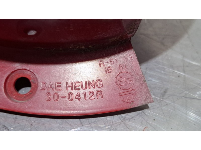 Recambio de piloto trasero derecho para chevrolet klak matiz referencia OEM IAM 300412r  