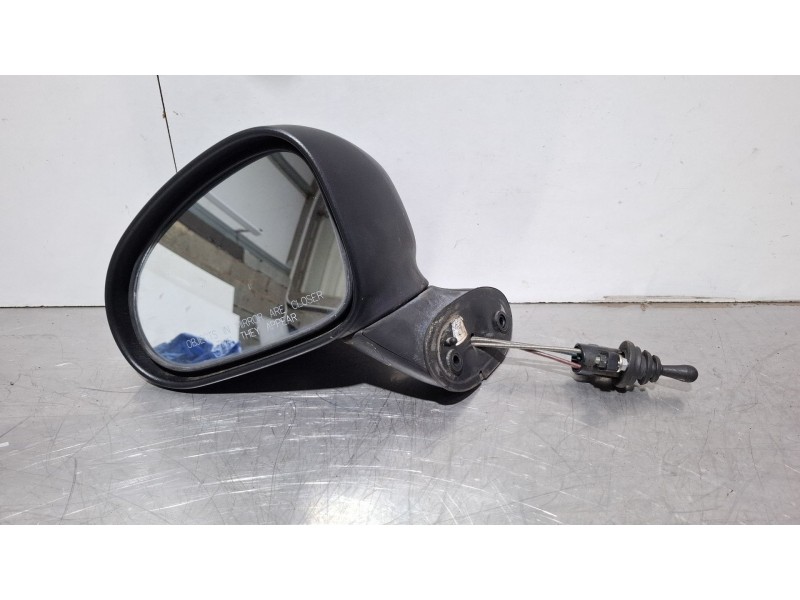 Recambio de espejo retrovisor izquierdo manual para chevrolet klak matiz referencia OEM IAM E4012292  