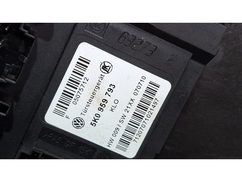 Recambio de elevalunas delantero izquierdo para volkswagen golf blue motion referencia OEM IAM 5K1837729P 5K0959793 5K0959701B  