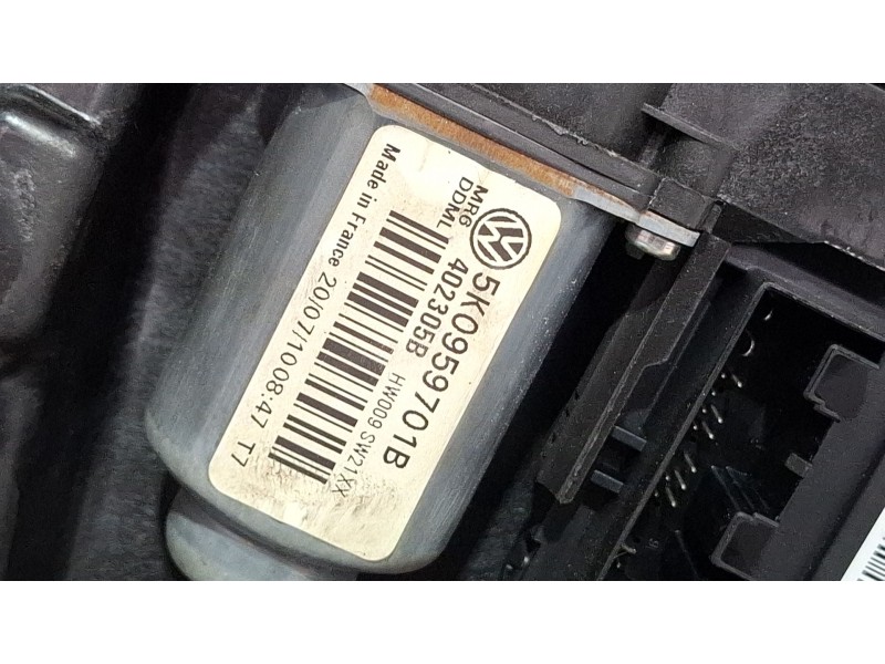 Recambio de elevalunas delantero izquierdo para volkswagen golf blue motion referencia OEM IAM 5K1837729P 5K0959793 5K0959701B  