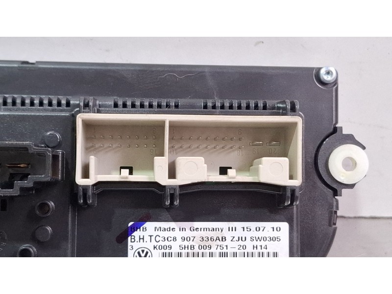 Recambio de mando climatizador para volkswagen golf blue motion referencia OEM IAM 5HB009751-20  