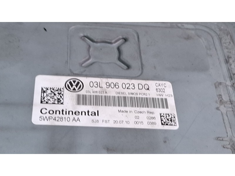 Recambio de centralita motor para volkswagen golf blue motion referencia OEM IAM 03L906023DQ 5WP42810AA CONTINENTAL  
