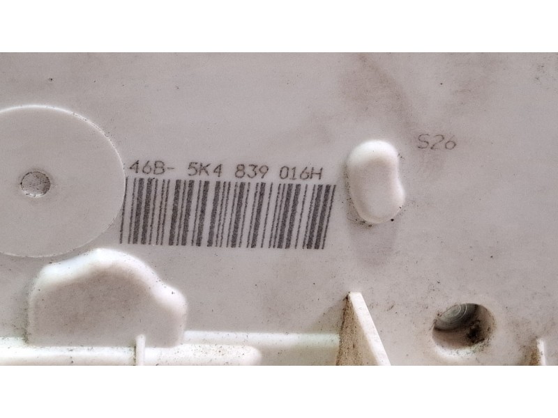 Recambio de cerradura puerta trasera derecha para volkswagen golf blue motion referencia OEM IAM 5K4839016H  