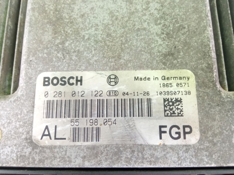 Recambio de centralita motor para opel astra referencia OEM IAM 0281012122  