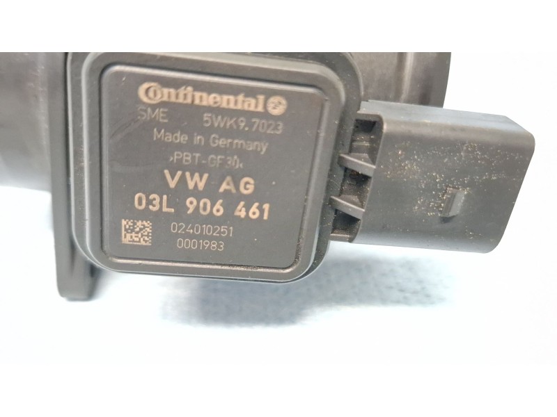 Recambio de caudalimetro para volkswagen golf blue motion referencia OEM IAM 03L906461  