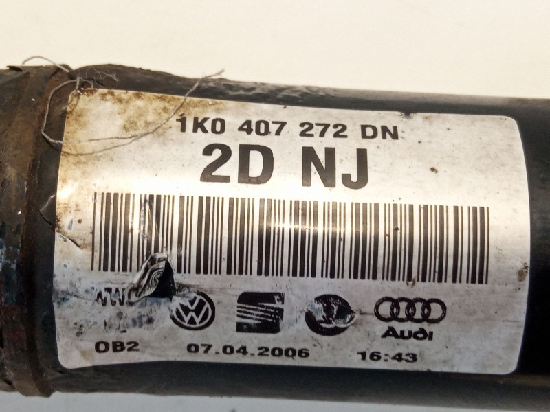 Recambio de palier derecho para seat ibiza referencia OEM IAM 1K0407272DN  