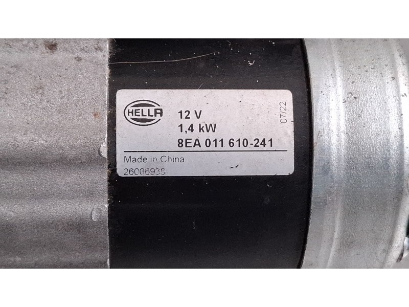 Recambio de motor arranque para renault kangoo referencia OEM IAM 8EA011610  