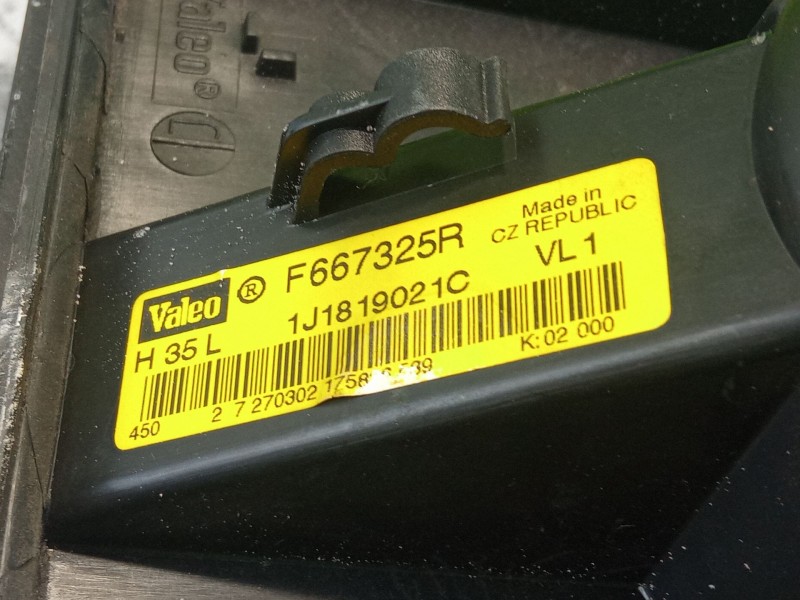 Recambio de ventilador calefaccion para volkswagen golf referencia OEM IAM 1J1819021C  