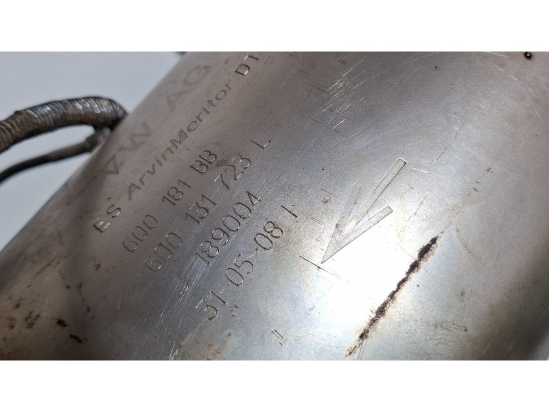 Recambio de filtro de particulas para seat ibiza 6j 6j referencia OEM IAM 6Q0181BB 6Q0131723L  