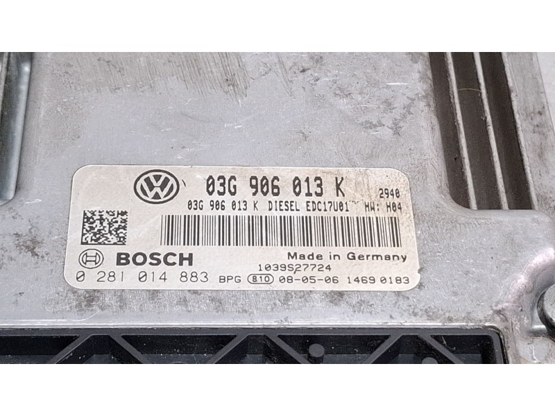 Recambio de centralita motor para seat ibiza 6j 6j referencia OEM IAM 03G906013K 0281014883  