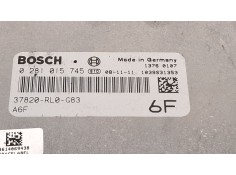 Recambio de centralita motor para honda accord tourer referencia OEM IAM 0281015745 37820-RL0-G83   2