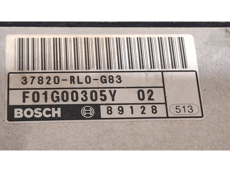 Recambio de centralita motor para honda accord tourer referencia OEM IAM 0281015745 37820-RL0-G83  