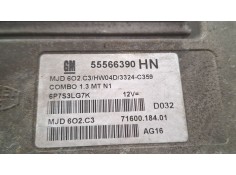 Recambio de centralita motor para opel combo referencia OEM IAM 55566390HN   2