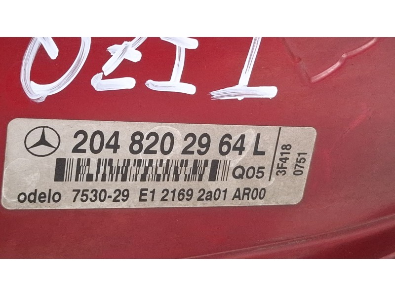 Recambio de piloto trasero izquierdo para mercedes-benz c 200 cdi referencia OEM IAM 2048202964L  