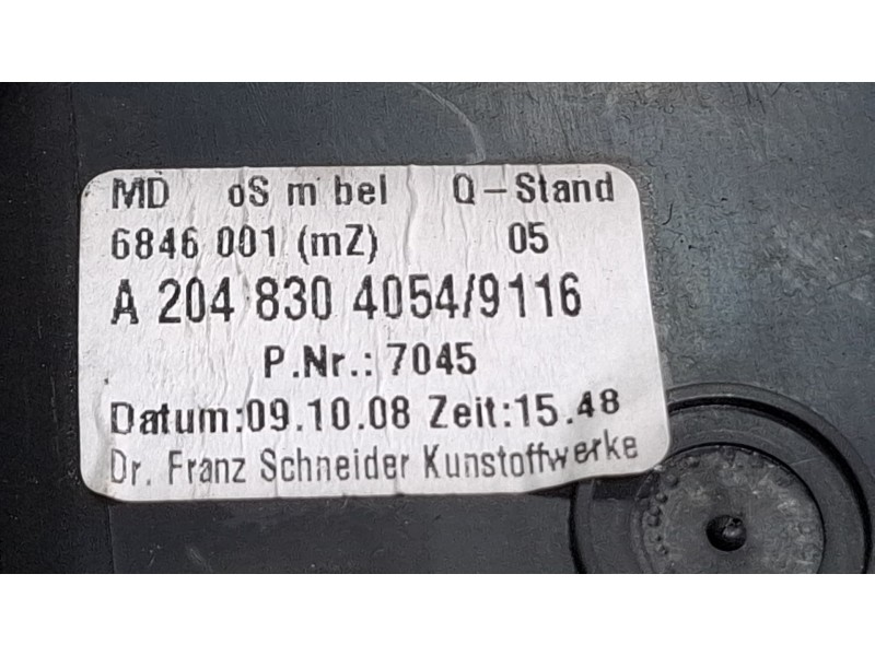 Recambio de rejilla aireadora para mercedes-benz c 200 cdi referencia OEM IAM A2048304054  