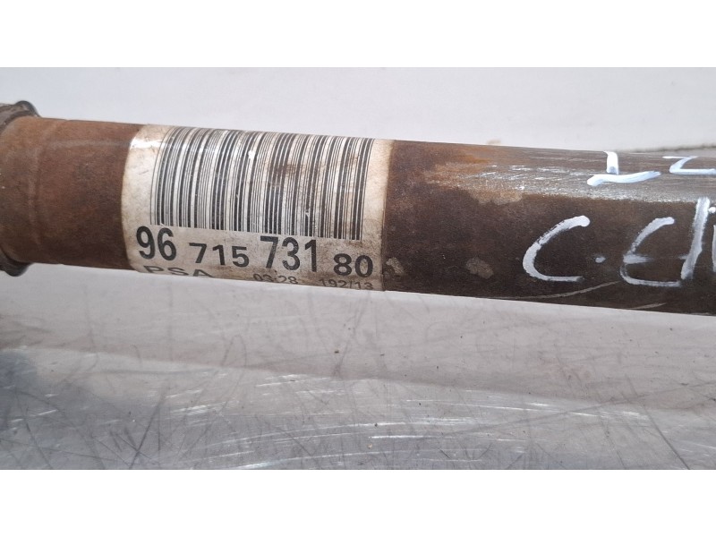 Recambio de palier izquierdo para citroën c-elysee (dd_) 1.6 hdi 92 referencia OEM IAM 9671573180  