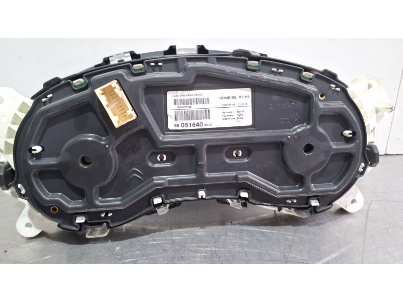 Recambio de cuenta kilometros para citroën c-elysee (dd_) 1.6 hdi 92 referencia OEM IAM 9805164080-00  