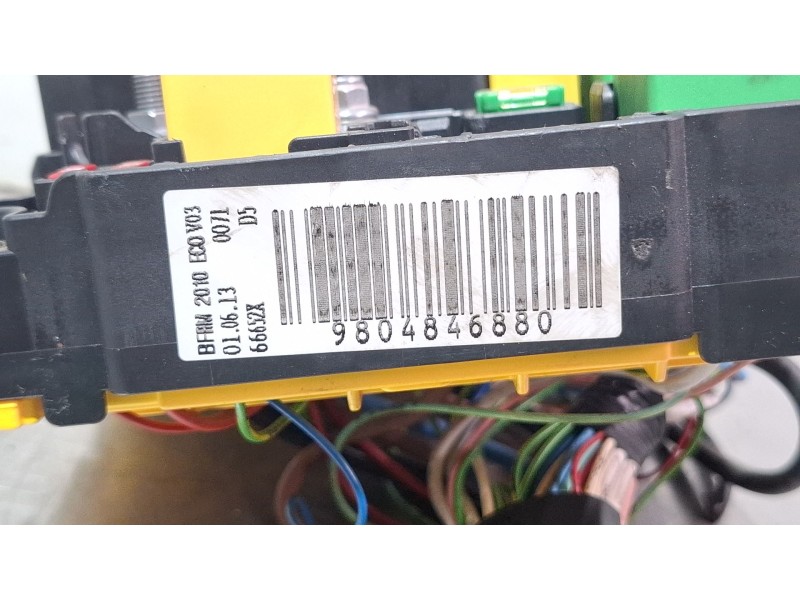 Recambio de caja reles / fusibles para citroën c-elysee (dd_) 1.6 hdi 92 referencia OEM IAM 9804846880  