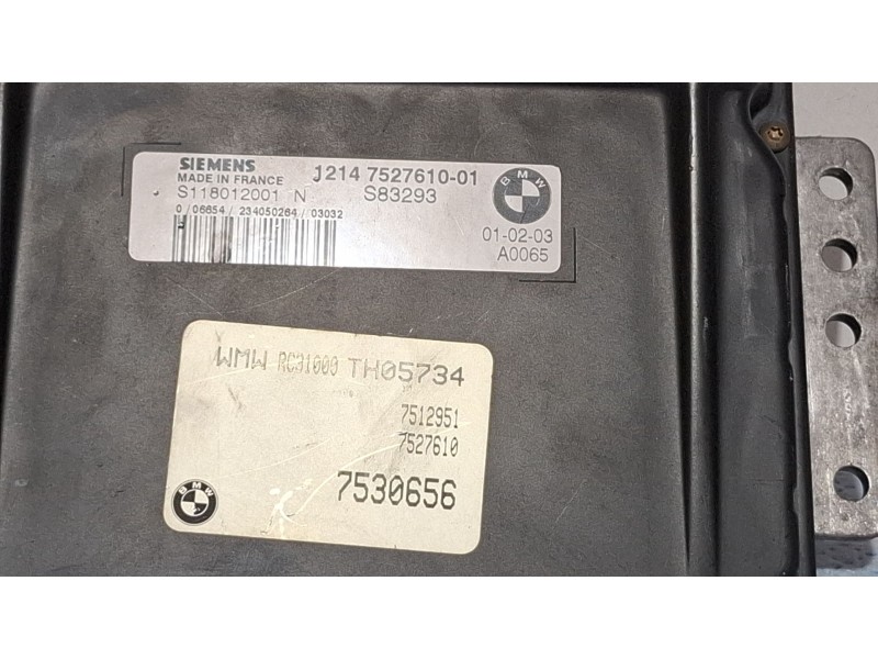 Recambio de centralita motor para mini (bmw) cooper referencia OEM IAM S118012001 / 7530656 / 1214752761001  