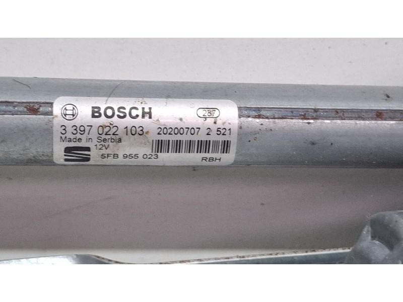 Recambio de motor limpiaparabrisas delantero para seat león referencia OEM IAM 3397022103 / 5FB955023  