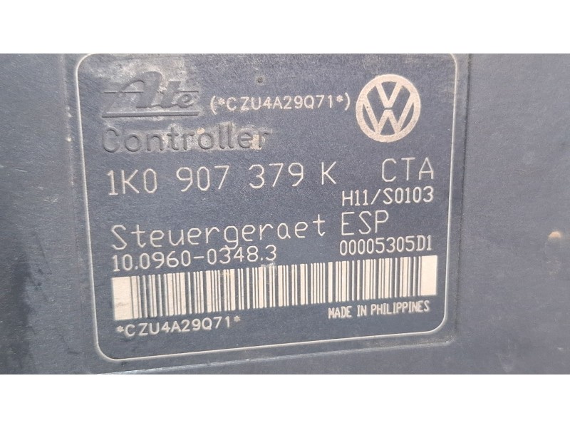 Recambio de modulo abs para volkswagen golf referencia OEM IAM 1K0614517H / 1K0907379K  