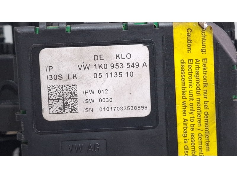 Recambio de mando multifuncion para volkswagen golf referencia OEM IAM LK01403505 1K0953549A 1K0959653 1K0953519A 1K0953513  